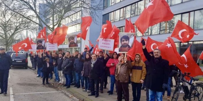 Alman polisinin öldürdüğü Türk vatandaşı için protesto