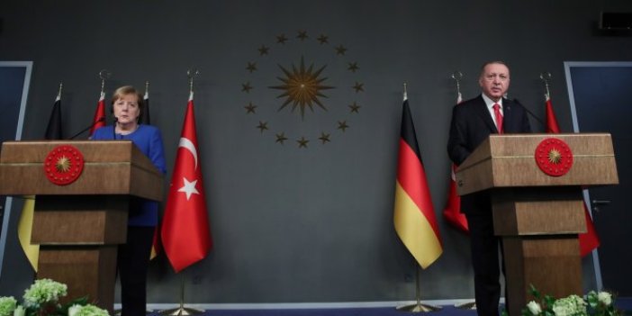 Tayyip Erdoğan ve Merkel'den ortak açıklama