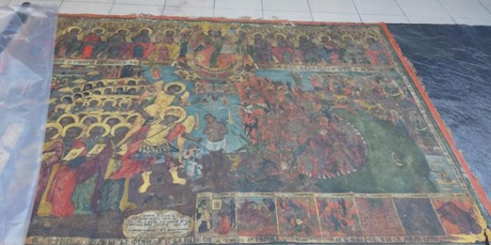Fatih'te kiliseden tablo çalan şüphelilere operasyon