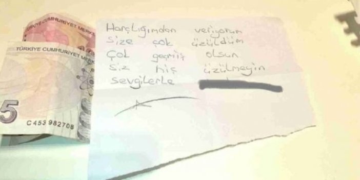 Elazığ'a yardım paketinden çıkan not herkesi duygulandırdı