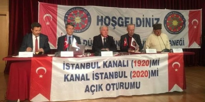 Türk Dünyası İnsan Hakları Derneği'nden Kanal İstanbul paneli