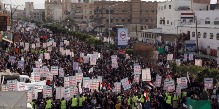 Yemen Orta Doğu Planı'nı protesto etti