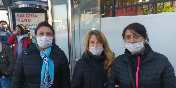 Coronavirüs salgınına vatandaşlardan maskeli önlem