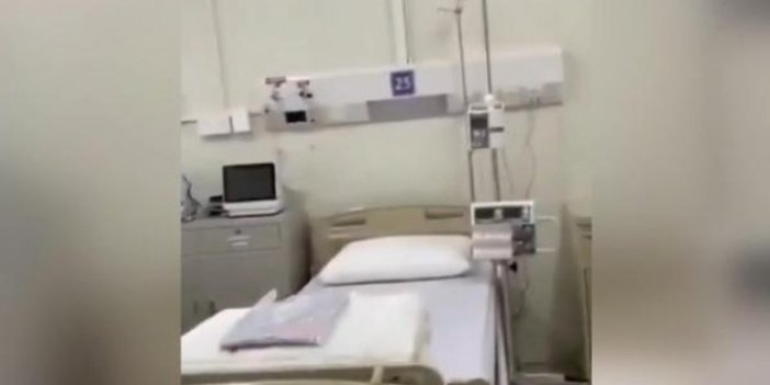Çin’de coronavirüsle mücadele için inşa edilen hastaneden görüntüler paylaşıldı
