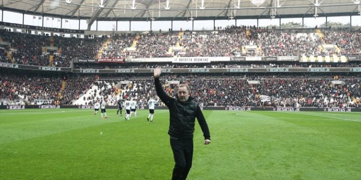 Sergen Yalçın'a Beşiktaş taraftarından büyük destek