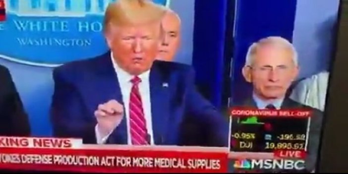 Trump korona virüs ilacını tanıtırken, yanındaki yetkili gülmemek için kendini zor tuttu