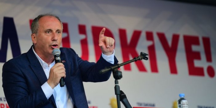 CHP'li Muharrem İnce'den Erdoğan'a sert eleştiriler