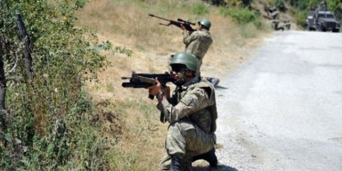 18 PKK'lı terörist havadan vuruldu