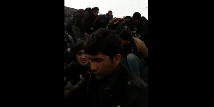Sinan Oğan paylaştı: Öksüren mülteciler Türkiye'ye geçiyor