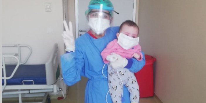 4 aylık Asya bebek korona virüsü yendi