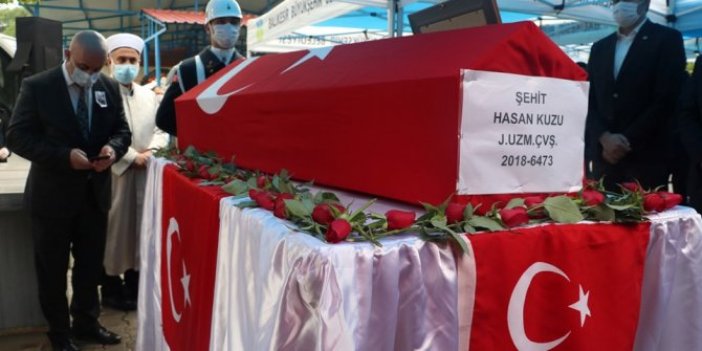 Şehit Uzman Çavuş Hasan Kuzu toprağa verildi