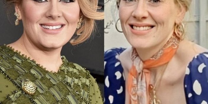 Adele 45 kilo verdi: Sırrı ortaya çıktı