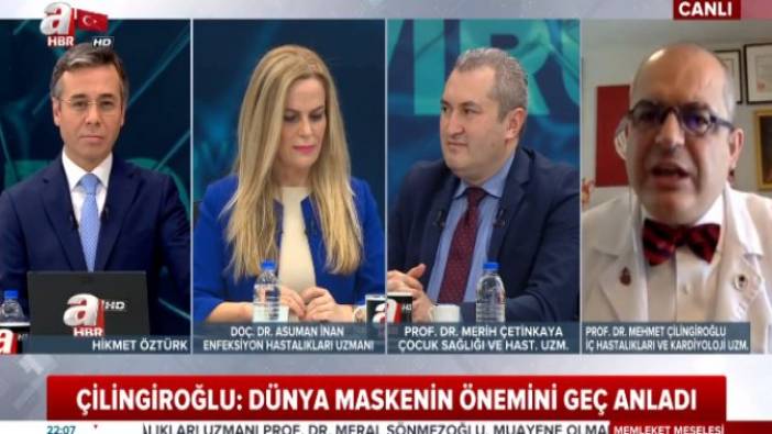 Prof. Mehmet Çilingiroğlu'nun A Haber'de Atatürk isyanı! Sunucuya müdahale ettirmedi