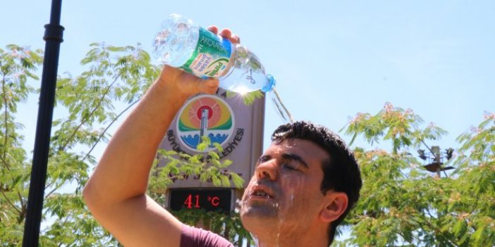 Adana'da termometreler 44 dereceyi buldu