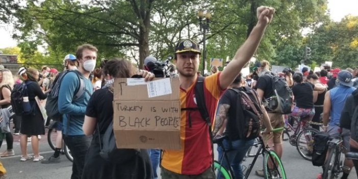 ABD’deki protestolarda bir Galatasaraylı