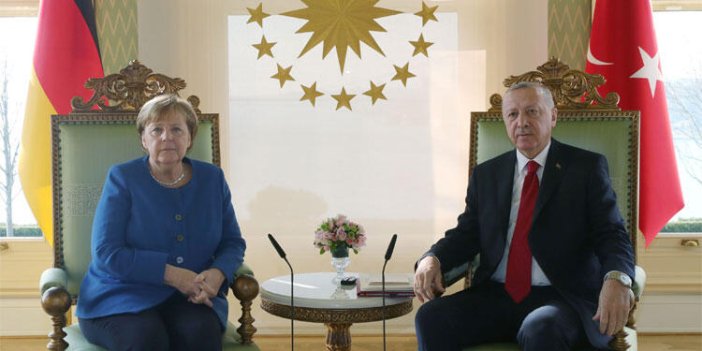 Erdoğan ve Merkel Libya için anlaştı