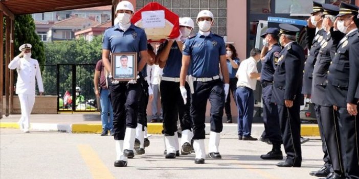 Kocaeli'de şehit polis memuru için tören düzenlendi