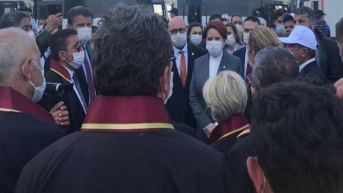 Meral Akşener ve Mansur Yavaş'tan baro başkanlarına destek ziyareti