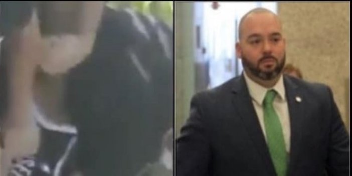 Boğaz sıkan polis açığa alındı