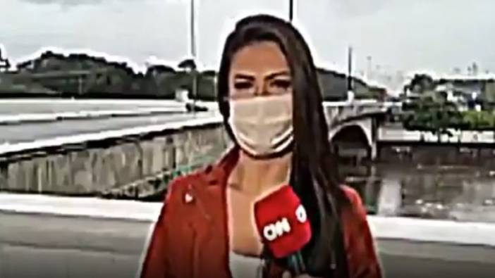 Bıçakla CNN muhabirine saldırdı! Canlı yayında şok görüntüler