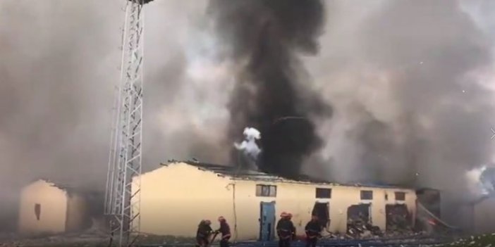 Sakarya'da havai fişek fabrikasında 3 şiddetli patlama