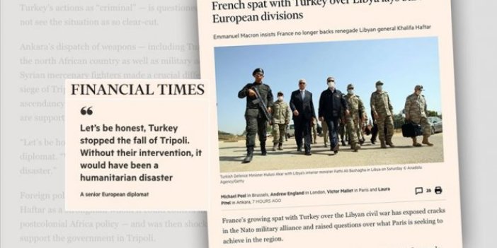 Financial Times yazdı: Fransa'nın derdi Türkiye değil, ayıbını örtmek