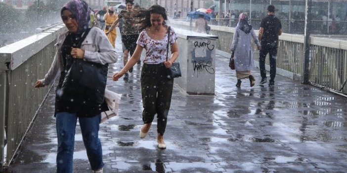 Flaş... Flaş... Meteoroloji şimdi açıkladı… İstanbul için uyarı üstüne uyarı