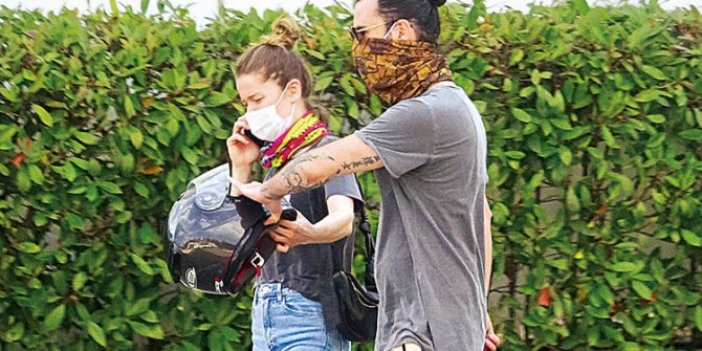 Ünlü oyuncu Burcu Biricik ve eşi korona şüphesiyle hastaneye gitti