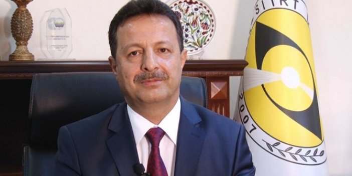 Siirt Üniversitesi Rektörü Murat Erman istifa etti