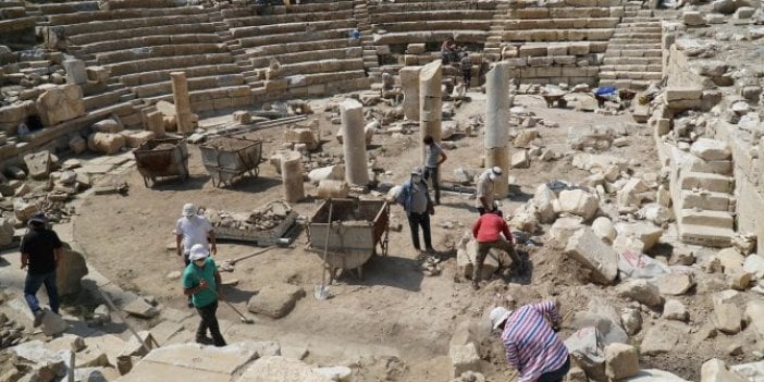 Antik tiyatro, 1600 yıl sonra seyirciyle buluşacak