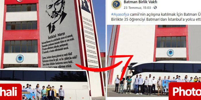 Bir Atatürk düşmanlığı daha: Üniversiten photoshop ile resmini sildiler