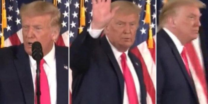 Trump çıldırdı... Kürsüyü terk etti