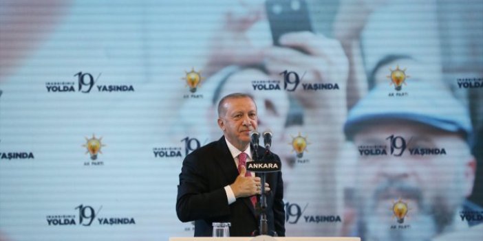 Erdoğan, AKP 19. Kuruluş Yıl Dönümü kutlamasında konuştu