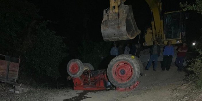 Bursa'da feci kaza! Traktörün altında kaldı