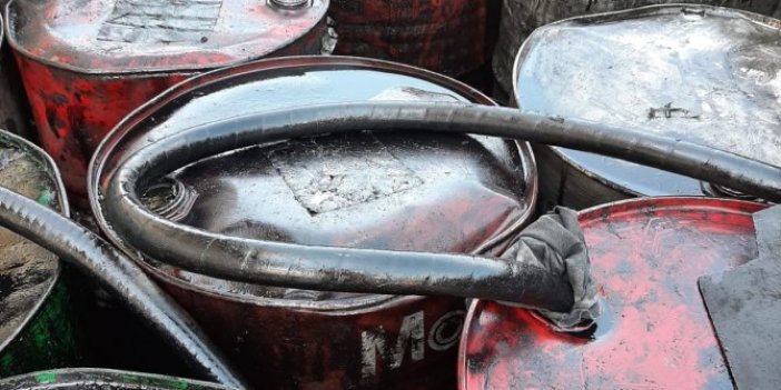 Çanakkale'de ele geçirildi: Tam 2 bin 520 litre atık yağ