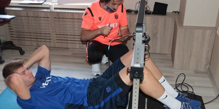 Trabzonspor'da oyuncular sağlık kontrolünden geçirildi
