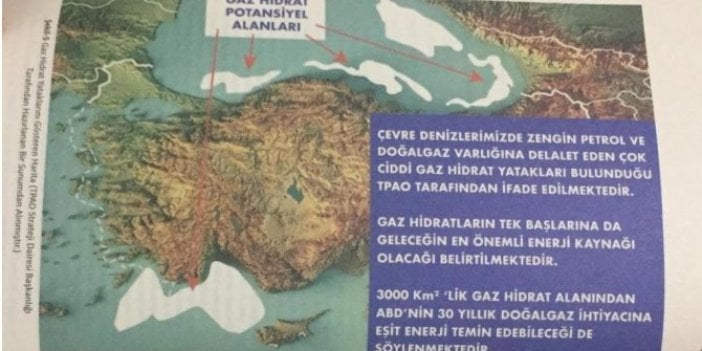 3'ü bizim kıta sahanlığımızda, 3 ay önceki kitapta emekli amiral açıklamıştı: Cumhurbaşkanı'nın vereceği müjde bu mu: Doğalgaz ve hidrokarbon yatakları haritası