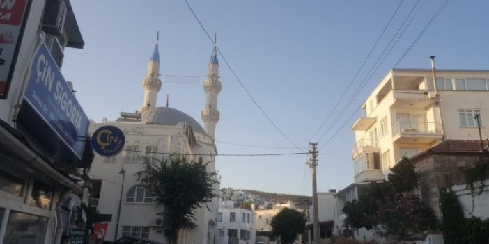 Bodrum'da caminin minaresinden intihara kalkıştı