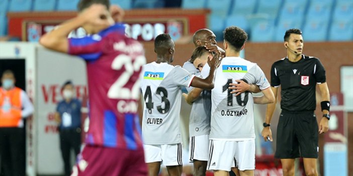 Beşiktaş'tan Trabzonspor'a karşı müthiş galibiyet 4 gol, 1 penaltı, 1 kırmızı kart