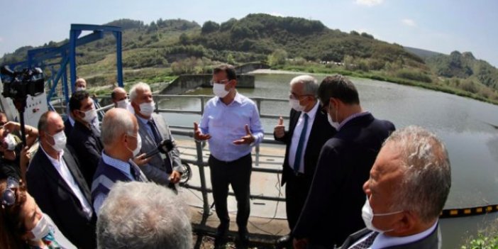Melen Barajı ziyaretinde şok yaşayan İmamoğlu isyan etti