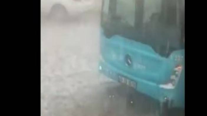 İstanbul’da dolu yağışı hayatı felç etti. İnanılmaz görüntüler gelmeye devam ediyor