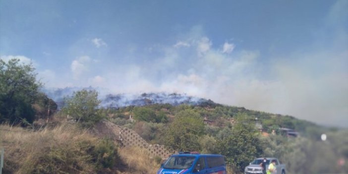 Muğla'daki orman yangınına müdahale ediliyor