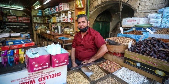 Filistin'in pazarlarında sessizlik hakim