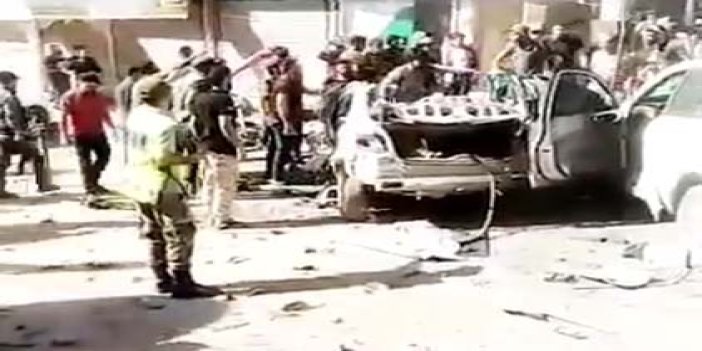 Afrin'de bomba yüklü araçla saldırı, 2 yaralı