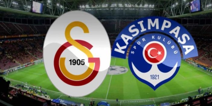 Kasımpaşa, Galatasaray'ı konuk ediyor