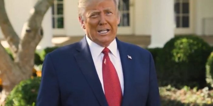ABD Başkanı Trump'tan videolu mesaj! Aşı sinyalini de verdi