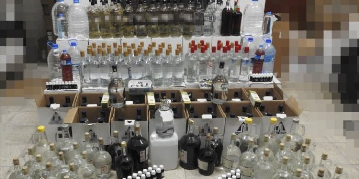 Sahte ve kaçak içkide operasyonlar genişletiliyor. Eskişehir'de tam 477 litre sahte içki ele geçirildi