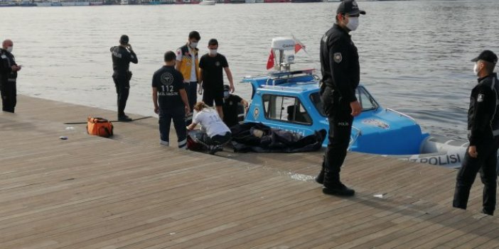 Eminönü'de denizden ceset çıkartıldı