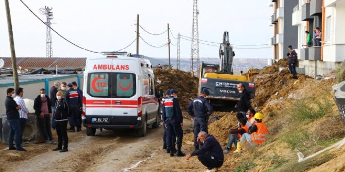 Cezaevi inşaatında toprak altında kalan işçi hayatını kaybetti