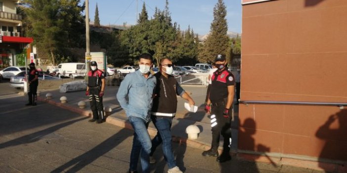 Kahramanmaraş’ta gasptan tutuklanan zanlı gazetecilere 'Bizimkisi bir aşk hikayesi' diye bağırdı